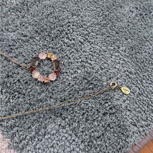 Loft 18 inch  Multi-Stone Gold Necklace